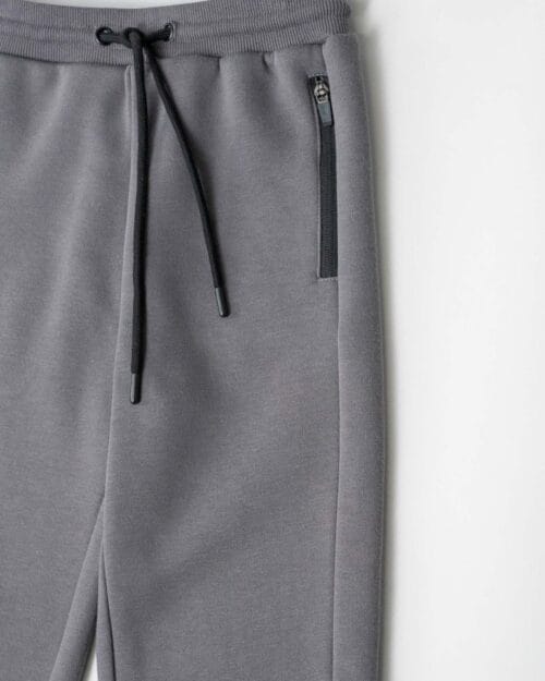 Παιδικό σετ φόρμας fleece ανθρακί - Image 4