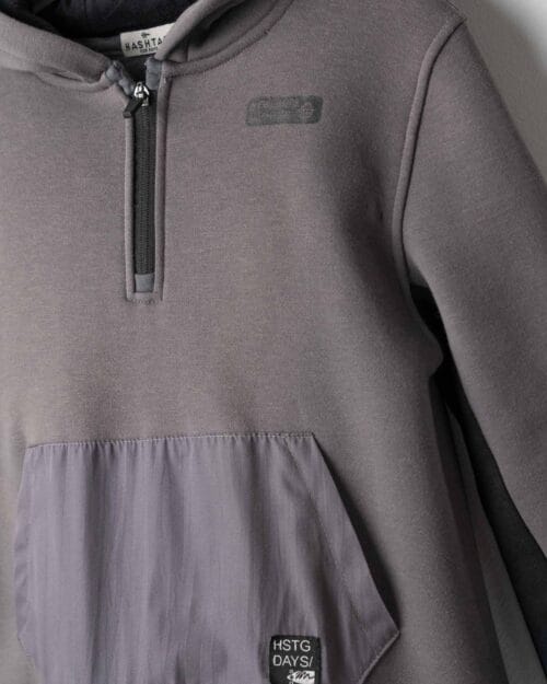 Παιδικό σετ φόρμας fleece ανθρακί - Image 3