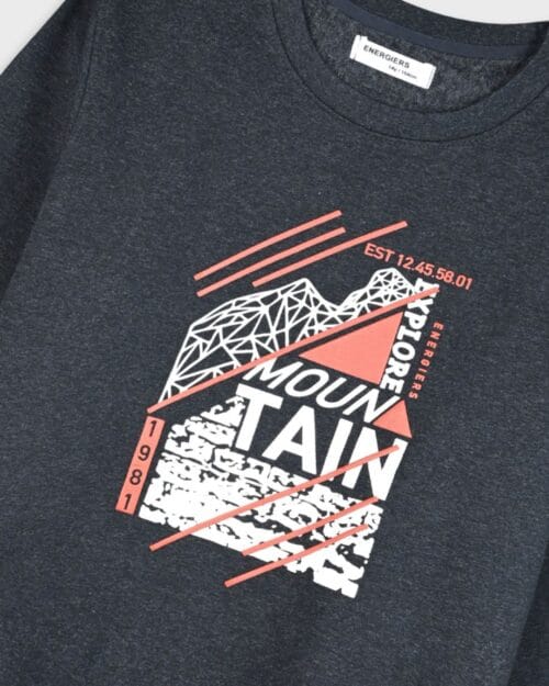 Παιδικό σετ φόρμας fleece total ανθρακί Mountain - Image 3
