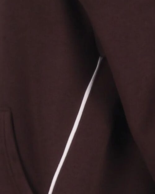Παιδικό σετ φόρμας fleece καφέ με φαρδύ παντελόνι Parallel - Image 5