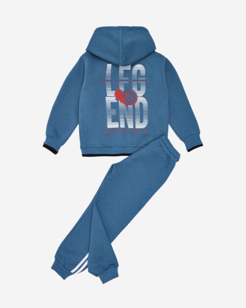 Παιδικό σετ φόρμας fleece μπλε ραφ Basketball Legend - Image 4